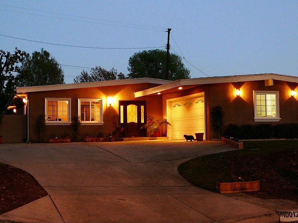 Evening front view