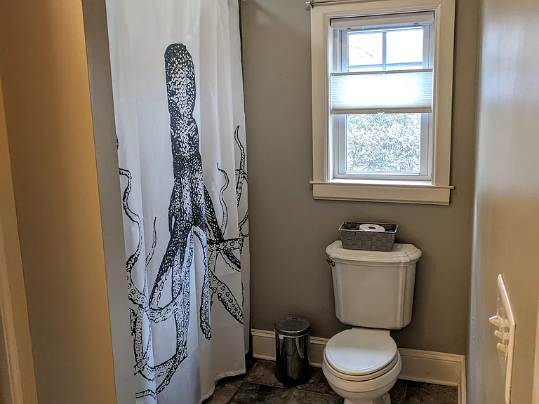 Primary bathroom (not attached, but directly across from primary bedroom)