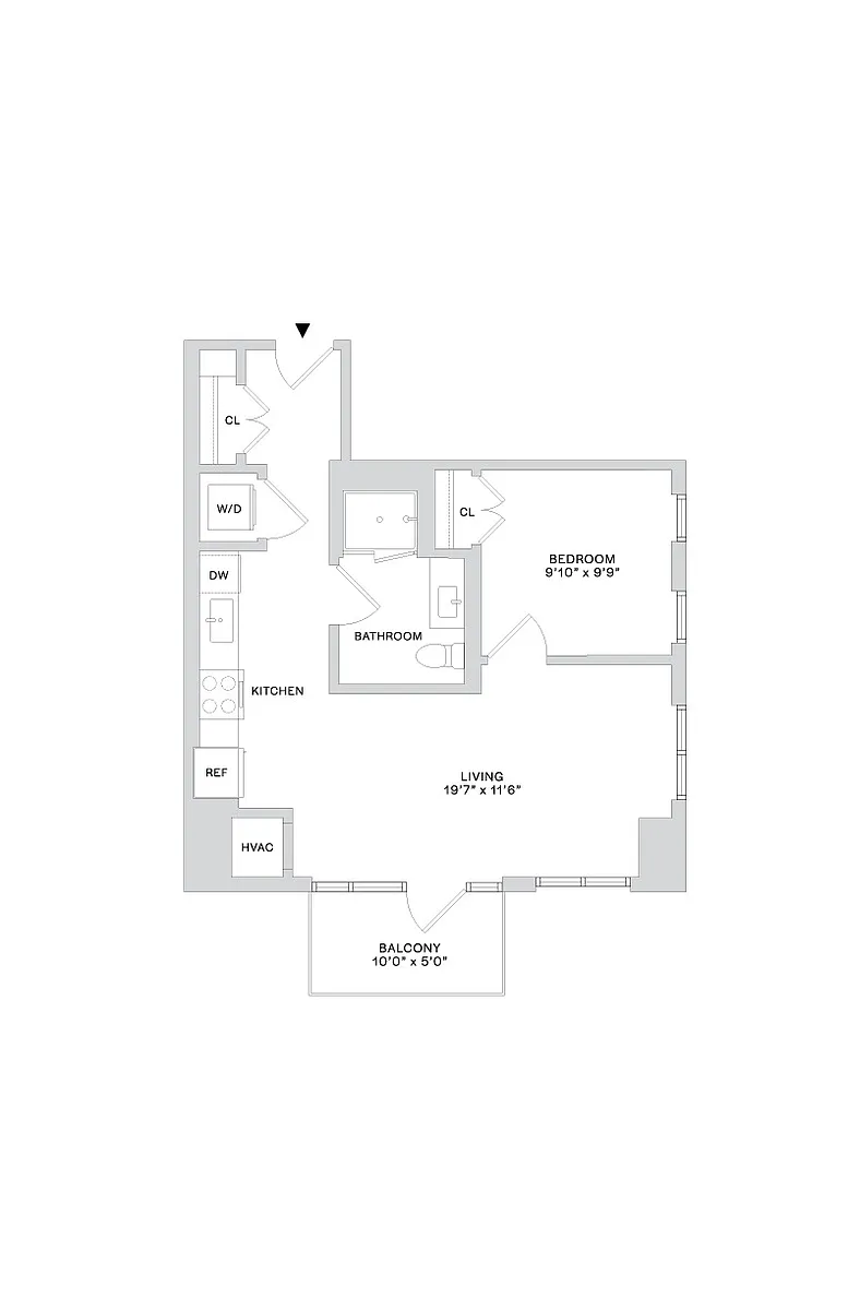 Floor plan B9 1X1