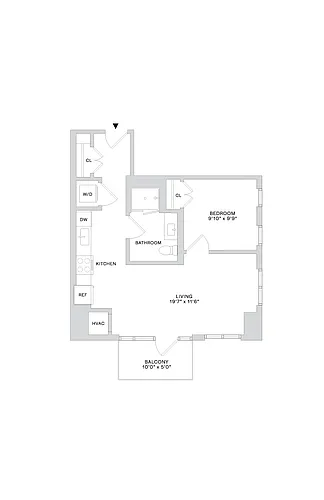 Floor plan B9 1X1