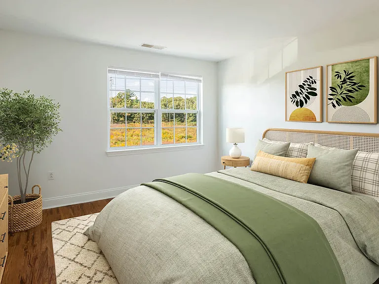 Bedroom with Hard Surface Flooring