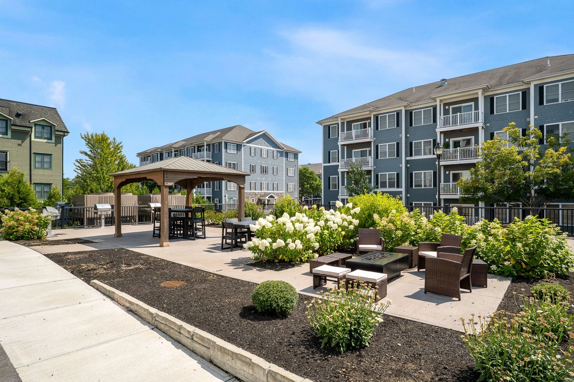 Community Outdoor Space Behind 60 Severance - Firepit, Grills, Shuffleboard for all to enjoy!