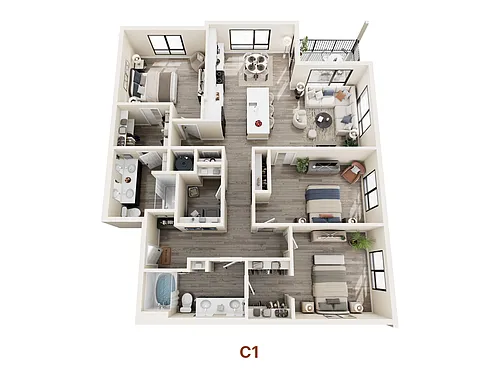 Floor plan C1