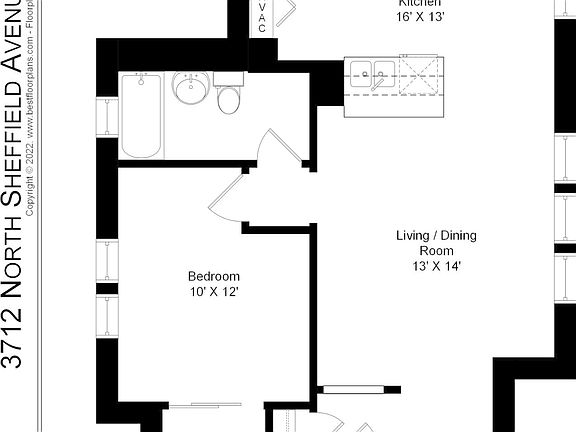 2nd image of 3710 N Sheffield Ave #203