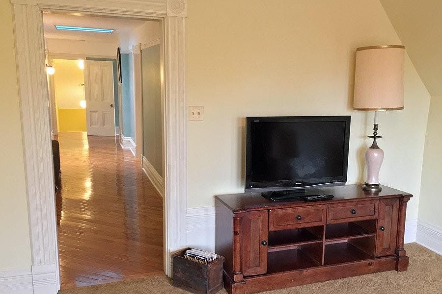 living room & hallway