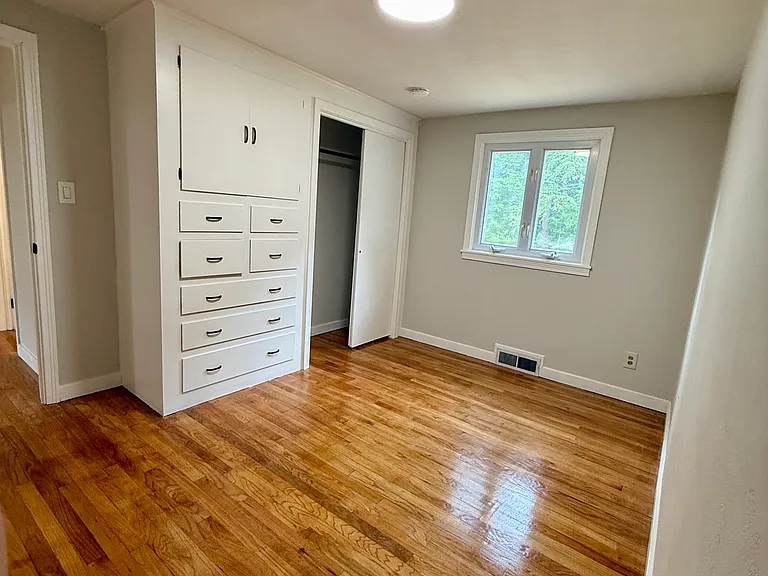 built-in closet in bedroom #3