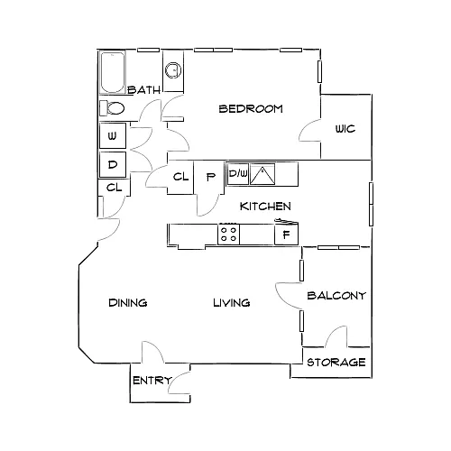Floor plan Design 1C