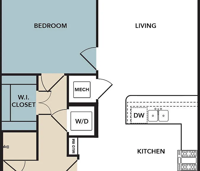 A3B floor plan Broadstone North Lamar