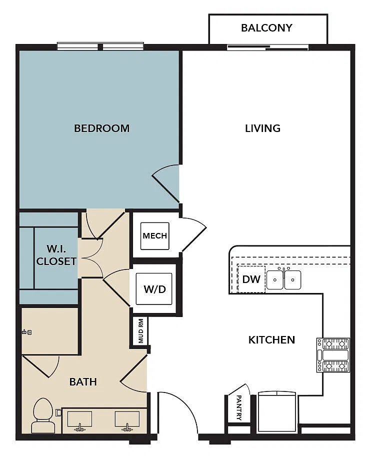 Floor plan A3B