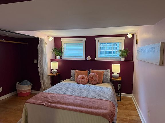 Bedroom and closet