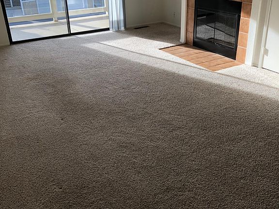 Living Room with Wood Burning Fireplace