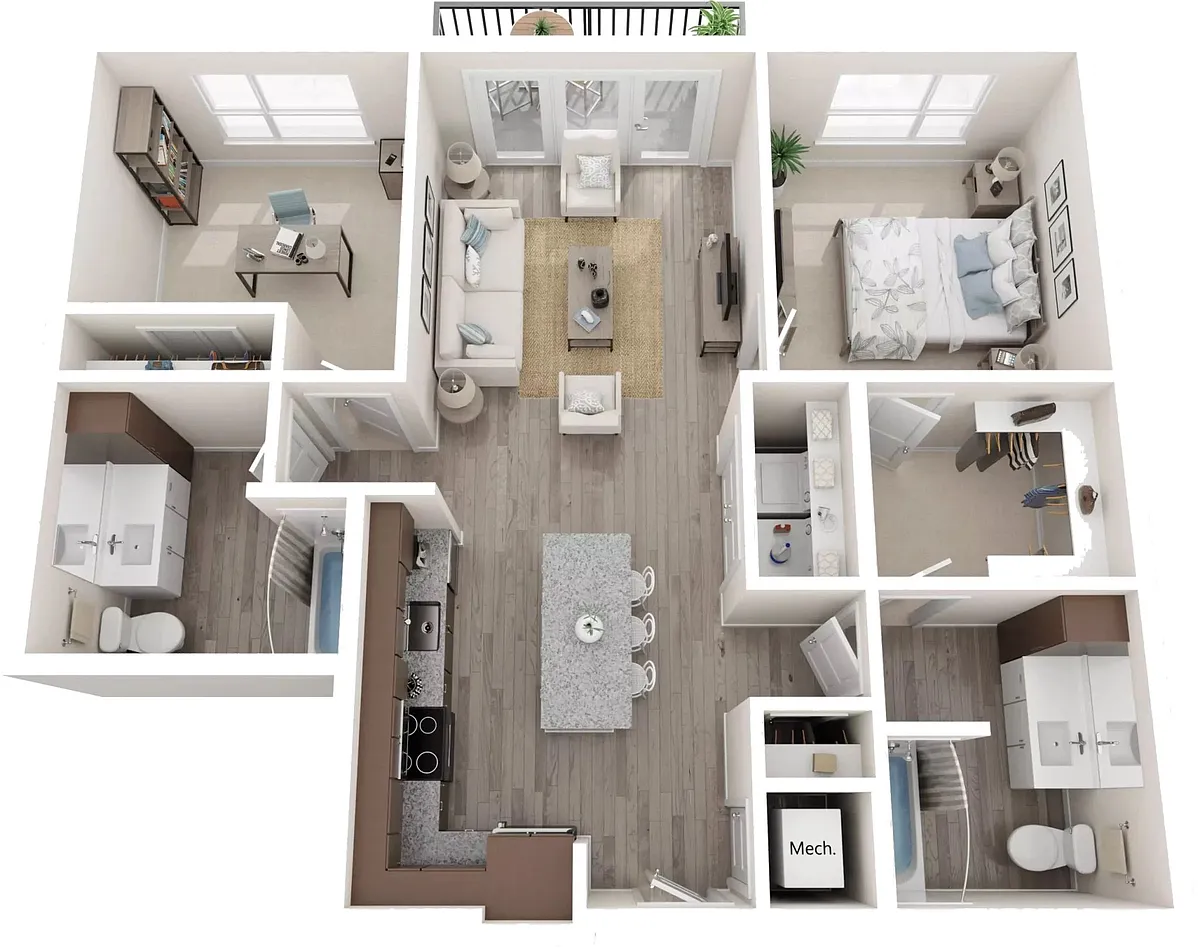 Floor plan Barbuda