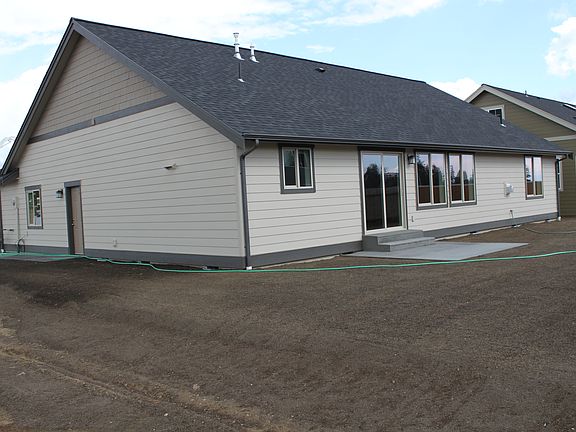 Back yard with patio