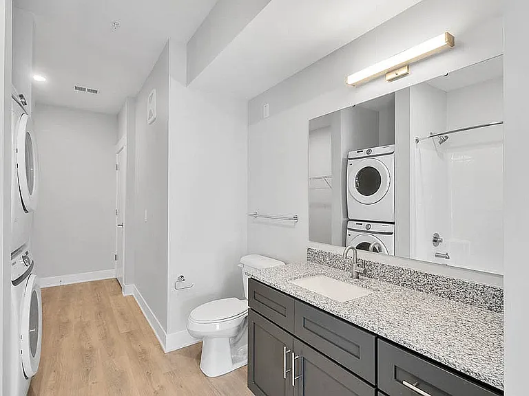 Elegant Bathroom & Laundry Room