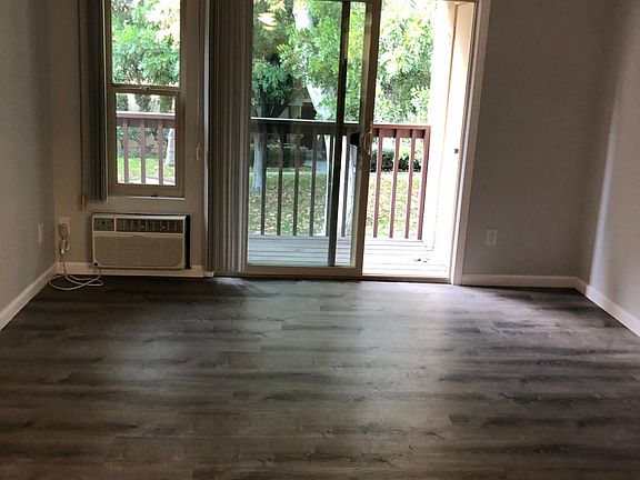 Private balcony and AC unit