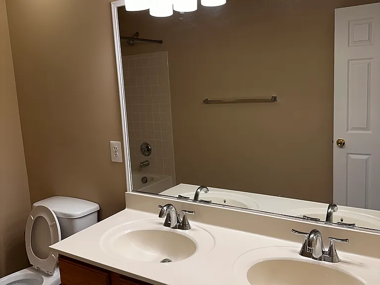 Full bath with double vanity