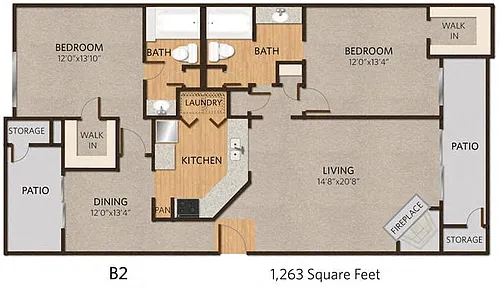 Floor plan B2