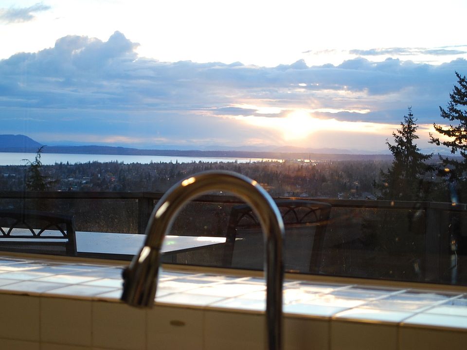 Sunset from Kitchen & Deck