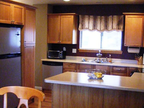 The kitchen from the dining room