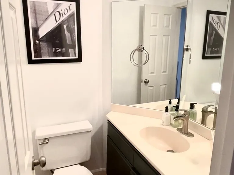 1/2 bathroom on main floor