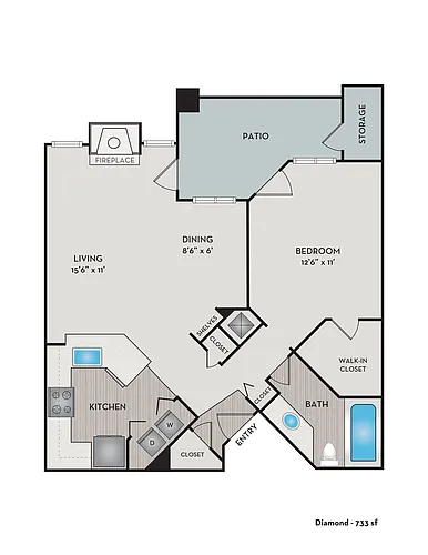 Floor plan Diamond