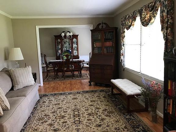 Living room and dining room from foyer