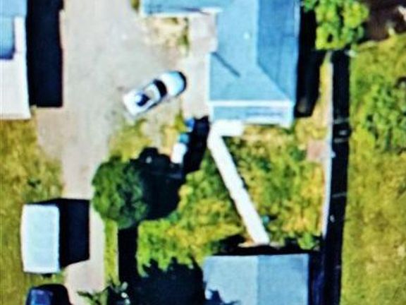 Aerial view of lot