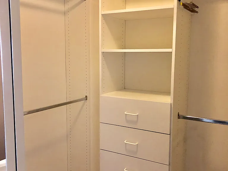Master walk in closet