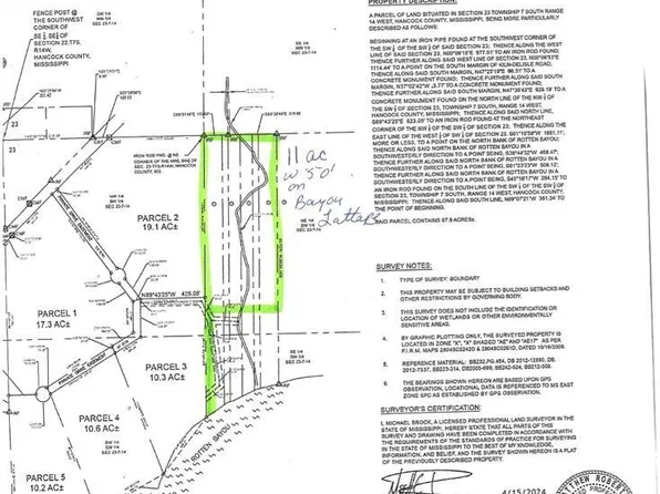 0 Kiln Delisle Rd, Kiln, MS 39556