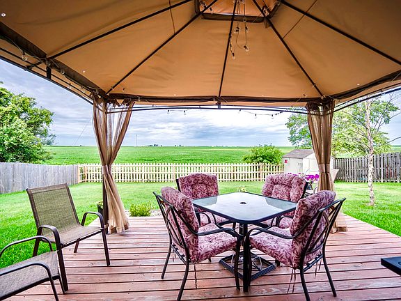 Backyard View From Patio Door