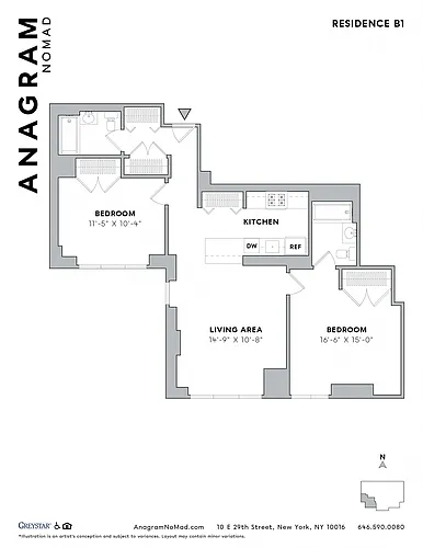 Floor plan B1
