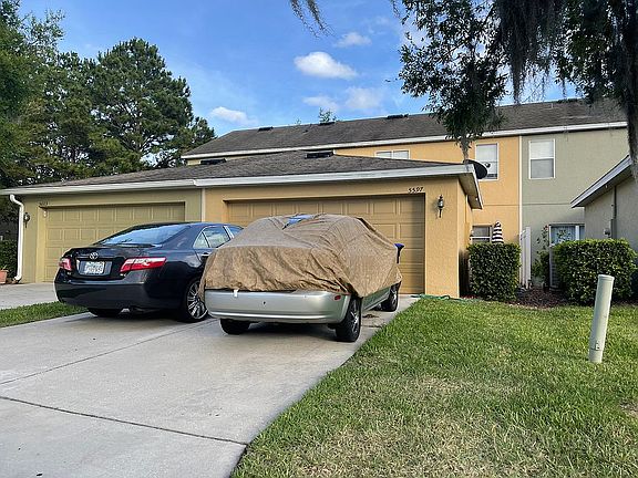 two car garage and driveway