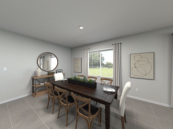 Dining rendering of the Davenport.