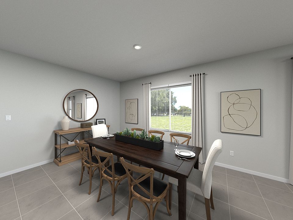 Dining rendering of the Davenport.