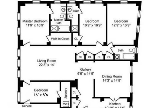 2nd image of 340 E 57th St #8AB