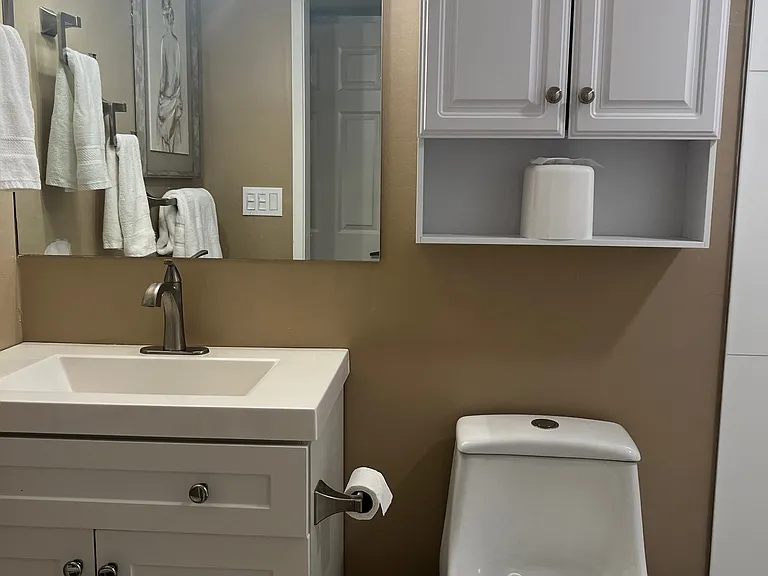 Master private remodeled bath
