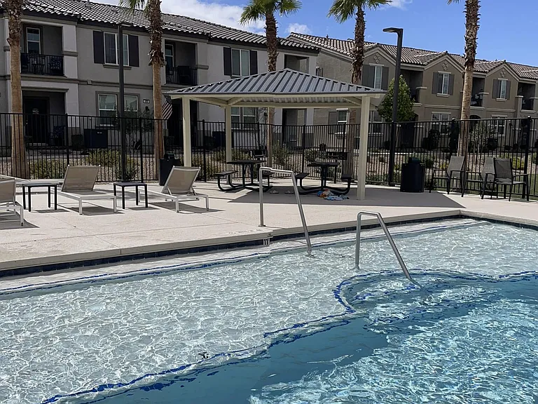 Tanning ledge and grill space at Community Pool open year round 8am - 8pm or April - Oct until 10pm.
