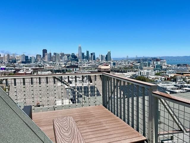 View from rooftop deck.