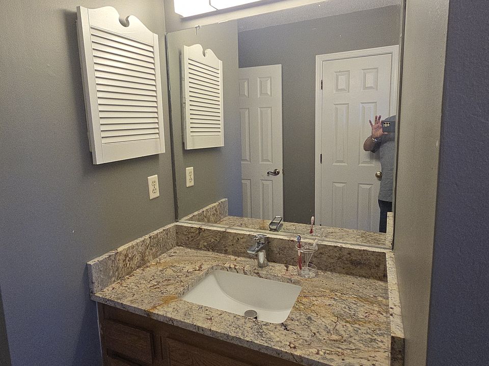 Vanity area in guest bath