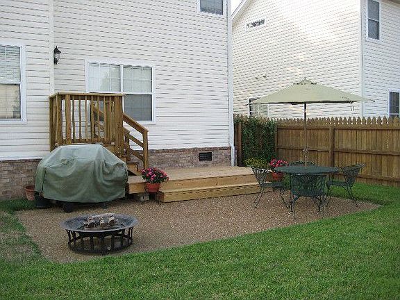 Rear Patio and Deck