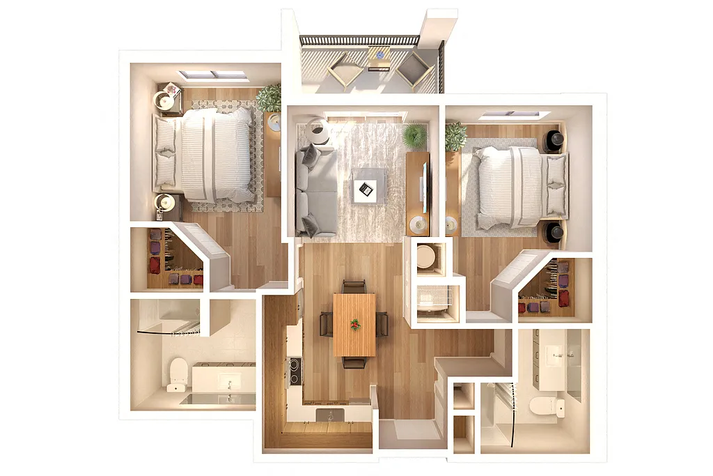 Floor plan B3