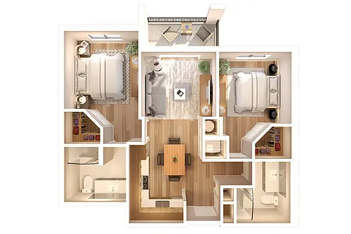 Floor plan B3