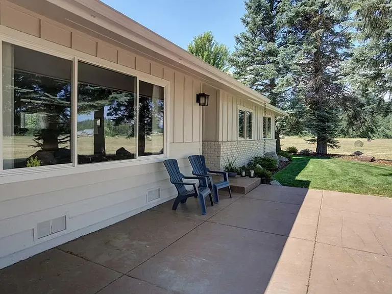 The front door entrance.