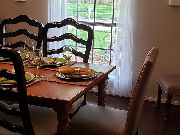 Dining room just off entry