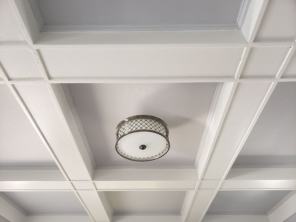 Original coffered ceilings