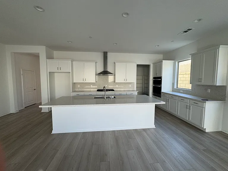 Upgraded kitchen with huge island