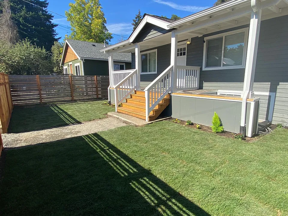 New landscaping