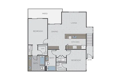 Floor plan Plan 2B
