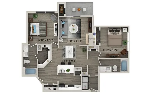 Floor plan B2