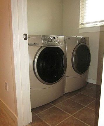 Upstairs laundry room with washer/dryer that stays!